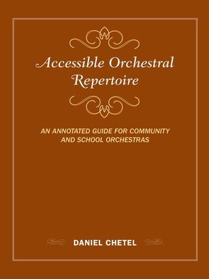 cover image of Accessible Orchestral Repertoire